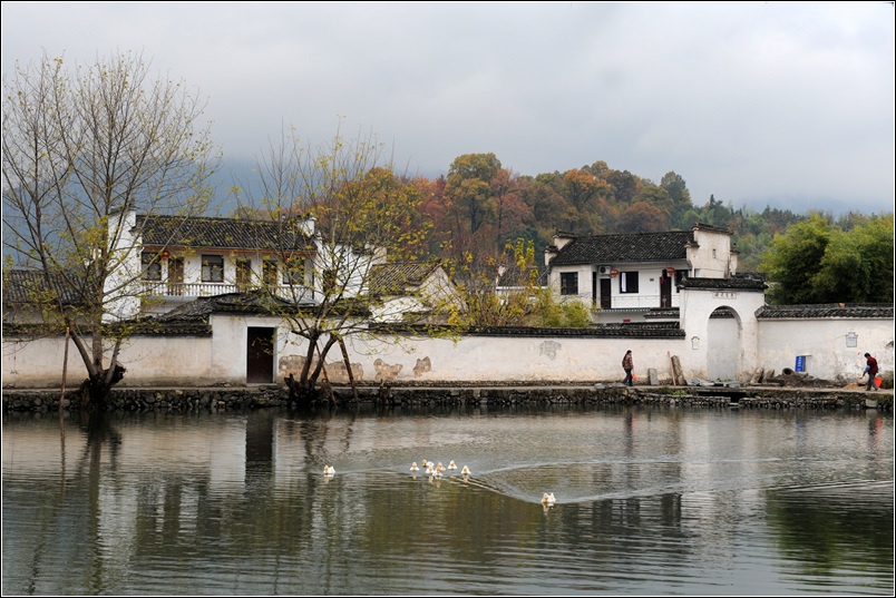 安徽宏村:傳統水墨畫里的中國鄉村